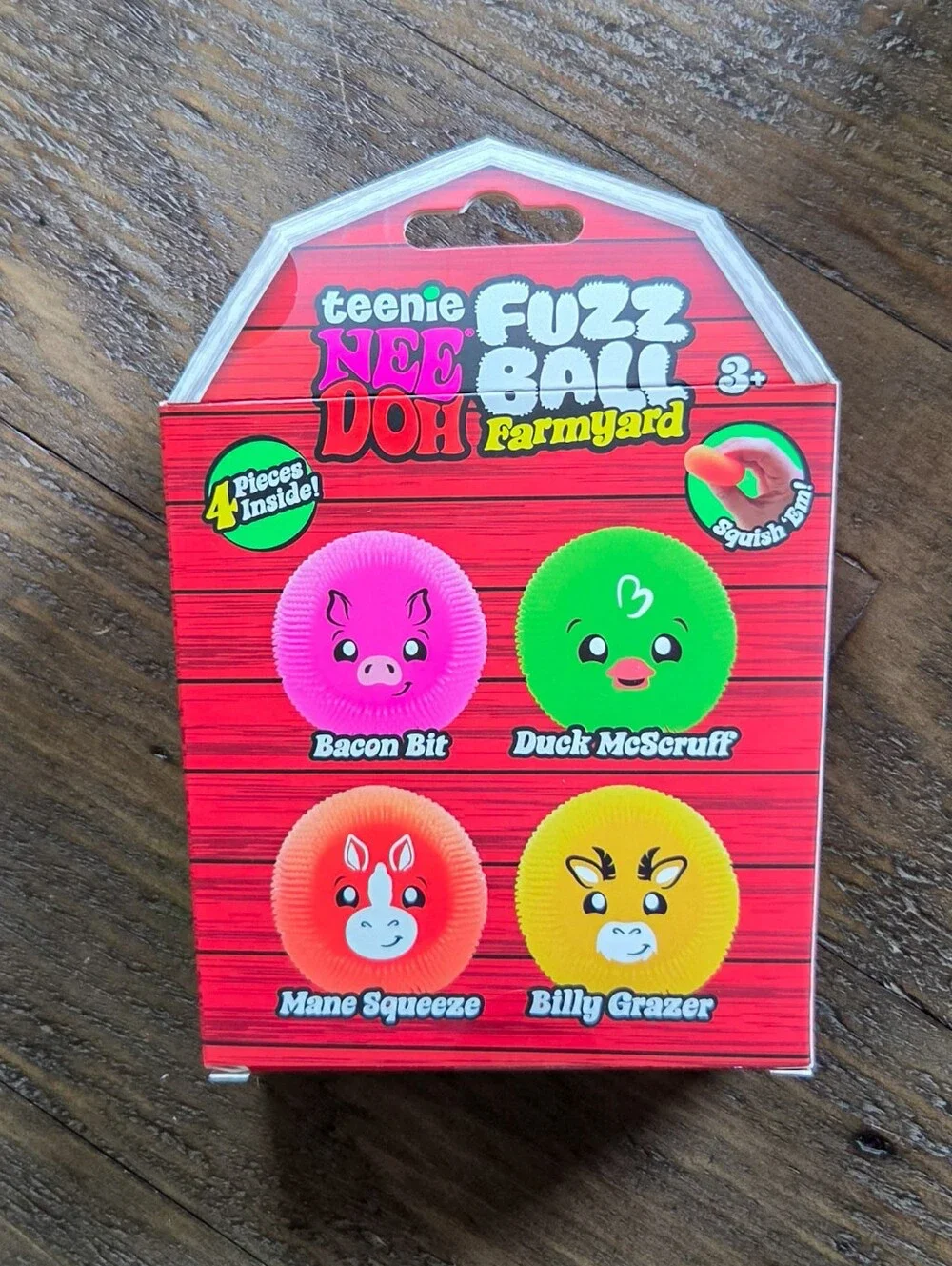 NEW HTF NeeDoh Teenie FuzzBall Farmyard Set!